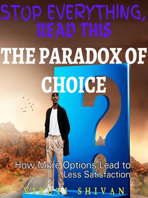 cover image of The Paradox of Choice